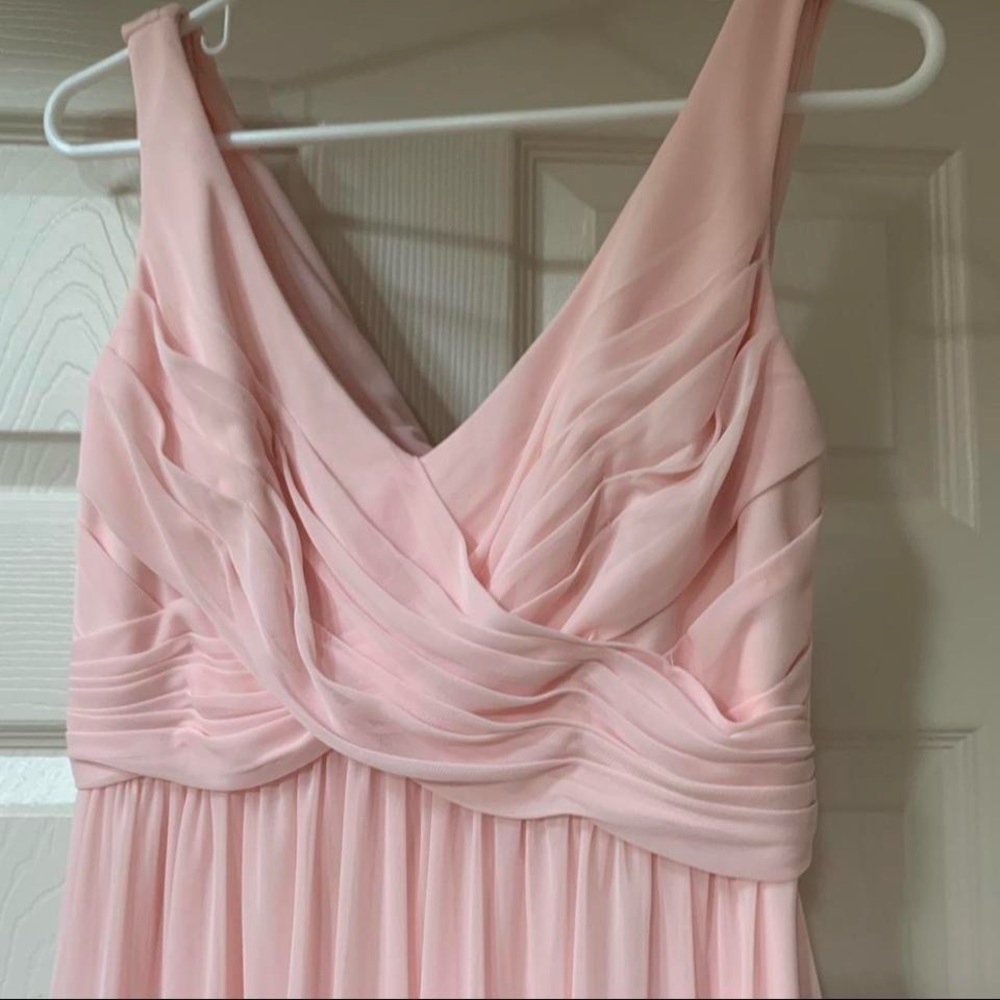 David’s bridal vintage dress with draped back